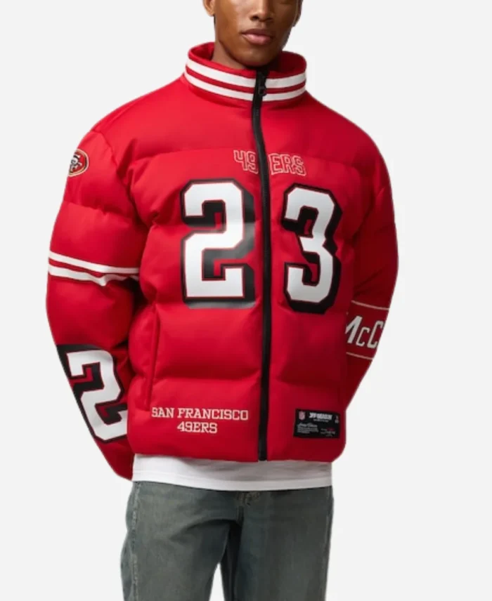 Christian McCaffrey 49ers Puffer Jacket