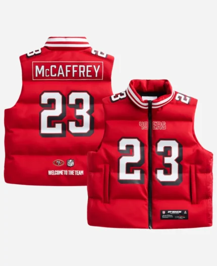 Christian McCaffrey 49ers Puffer Vest