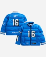 Jared Goff Detroit Lions Puffer Jacket