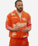 Dunkin Donuts Dunkings Ben Affleck Super Bowl LIX Commercial 2025 Orange Tracksuit