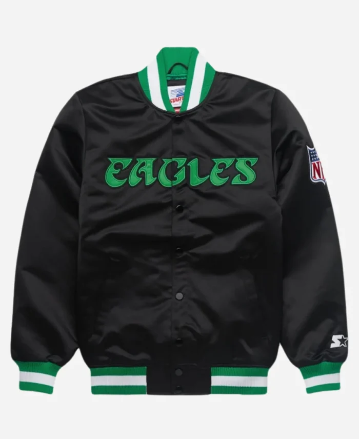 Homage x Starter Eagles Blackout Bomber Jacket