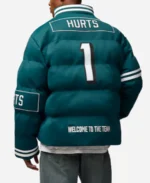 Philadelphia Eagles Jalen Hurts Off Season Puffer Jacket