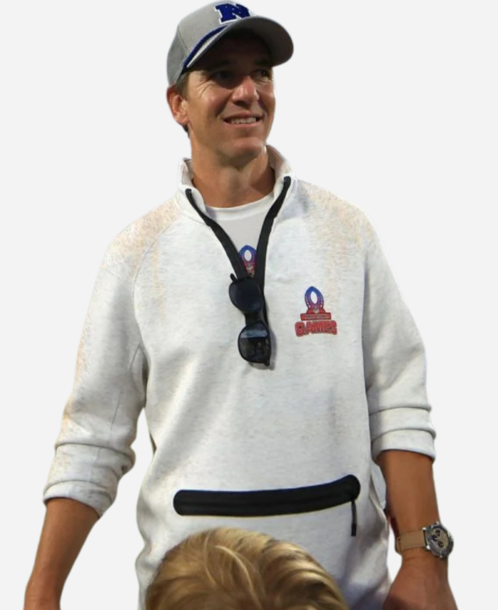 Pro Bowl Games Eli Manning White Jacket