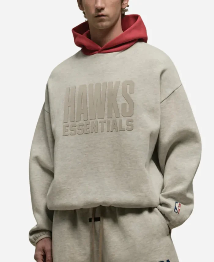 Essentials Hawks Grey Hoodie