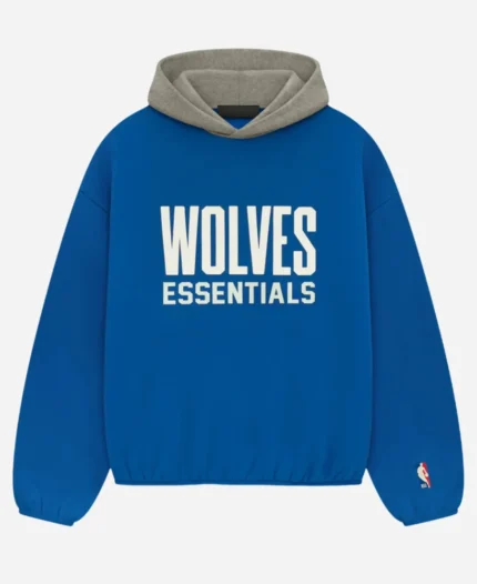 Essentials Wolves Blue Hoodie