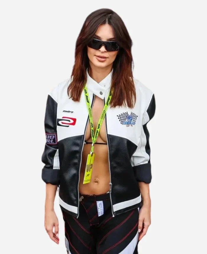 F1-GP-Monaco-Emily-Ratajkowski-Jacket