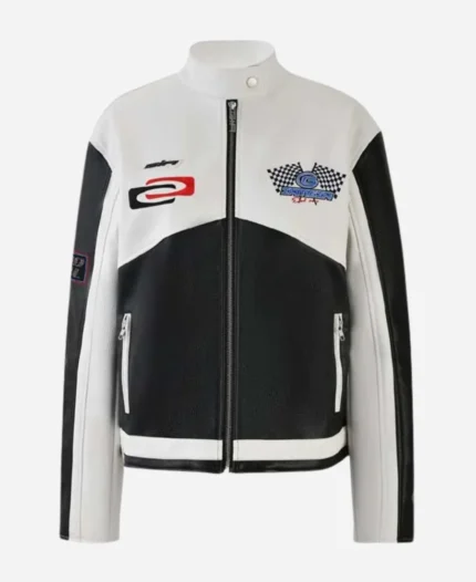 F1-Monaco-Grand-Prix-Emily-Ratajkowski-Leather-Jacket