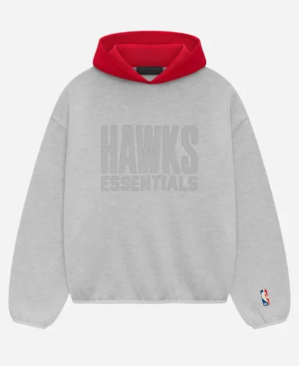 Fear Of God Essentials Hawks Pullover Grey Hoodie