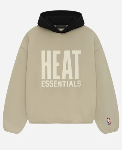 Fear Of God Essentials Heat Grey Pullover Hoodie For Unisex
