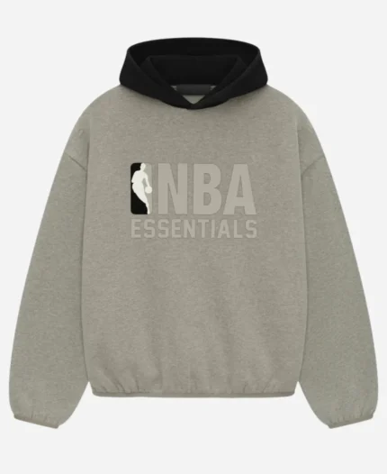 Fear Of God Essentials NBA Pullover Grey Hoodie