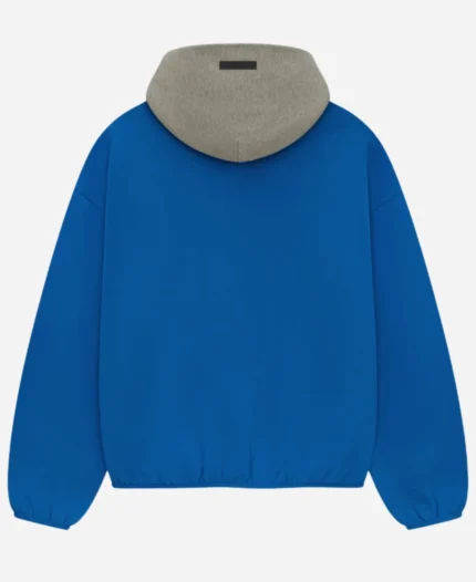 Fear Of God Essentials Wolves Blue Pullover Hoodie