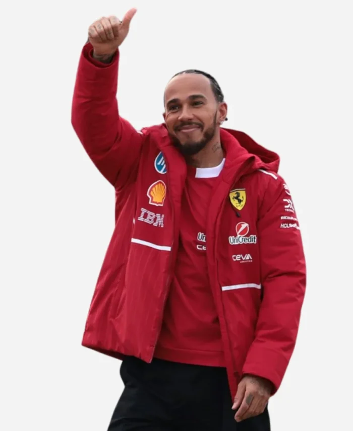 Ferrari-2025-Lewis-Hamilton-SF-25-Red-Hooded-Jacket