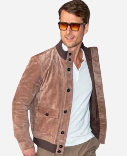 Glen-Powell-The-Drew-Barrymore-Show-Jacket