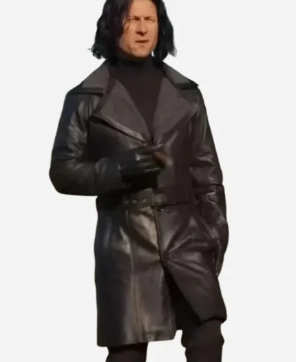 Hitman-2024-Glen-Powell-Black-Leather-Coat