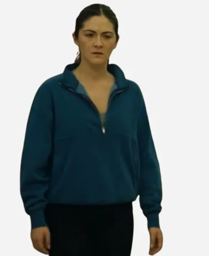 Isabelle-Fuhrman-Wish-You-Were-Here-Blue-Sweatshirt