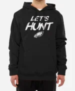 Jalen Hurts Eagles Let’s Hunt Black Hoodie