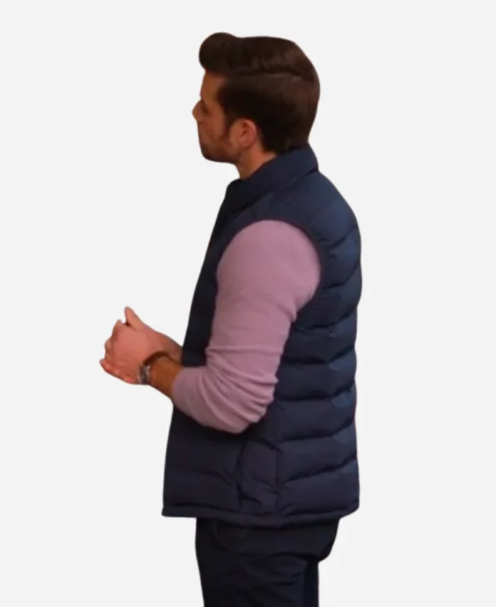 Joe-Fisher-Movie-Love-On-The-Danube-Royal-Getaway-Dan-Jeannotte-Blue-Puffer-Vest