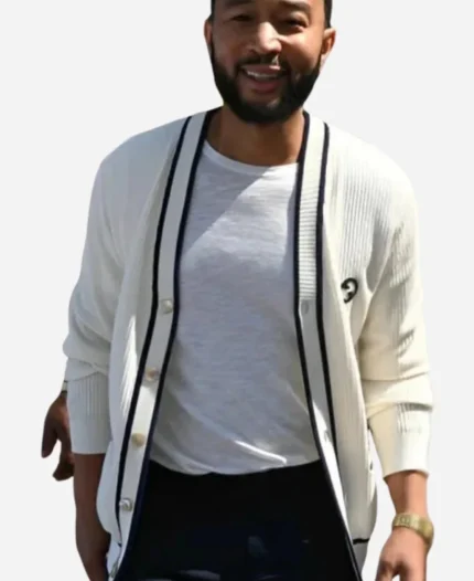 John-Legend-Grand-Prix-Monaco-White-Cardigan