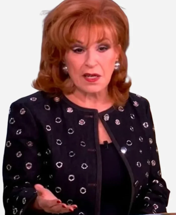 Joy-Behar-The-View-2025-Grommet-Embellished-Jacket