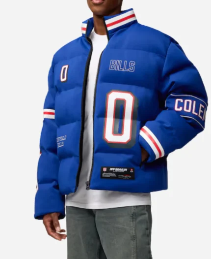 Keon Coleman Bills Puffer Jacket