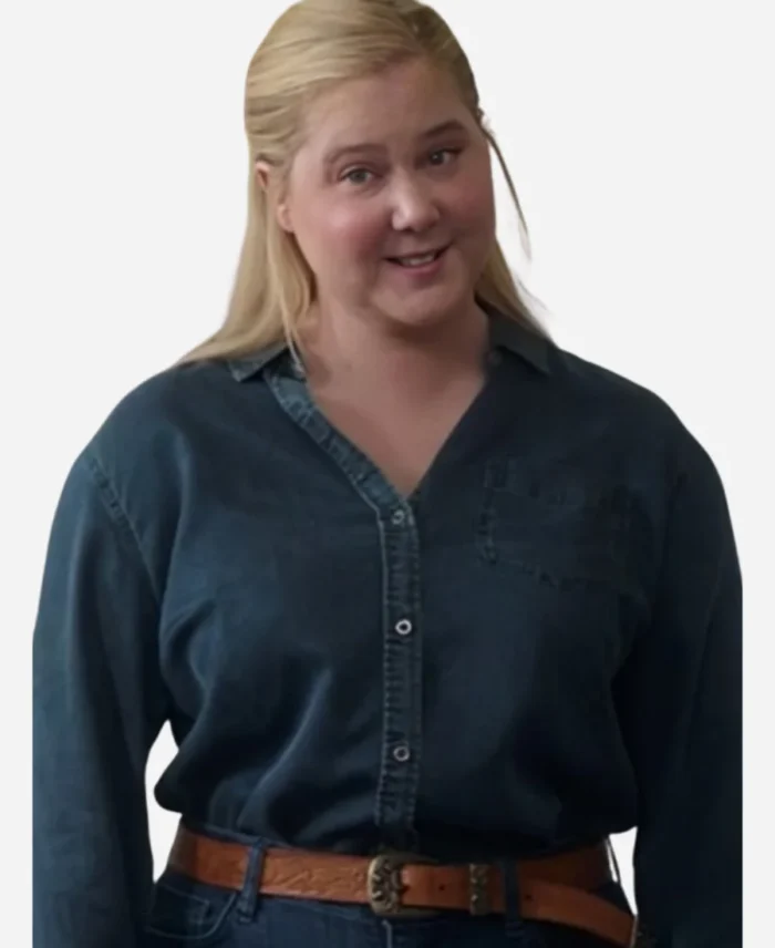Kinda Pregnant 2025 Amy Schumer Blue Denim Suit