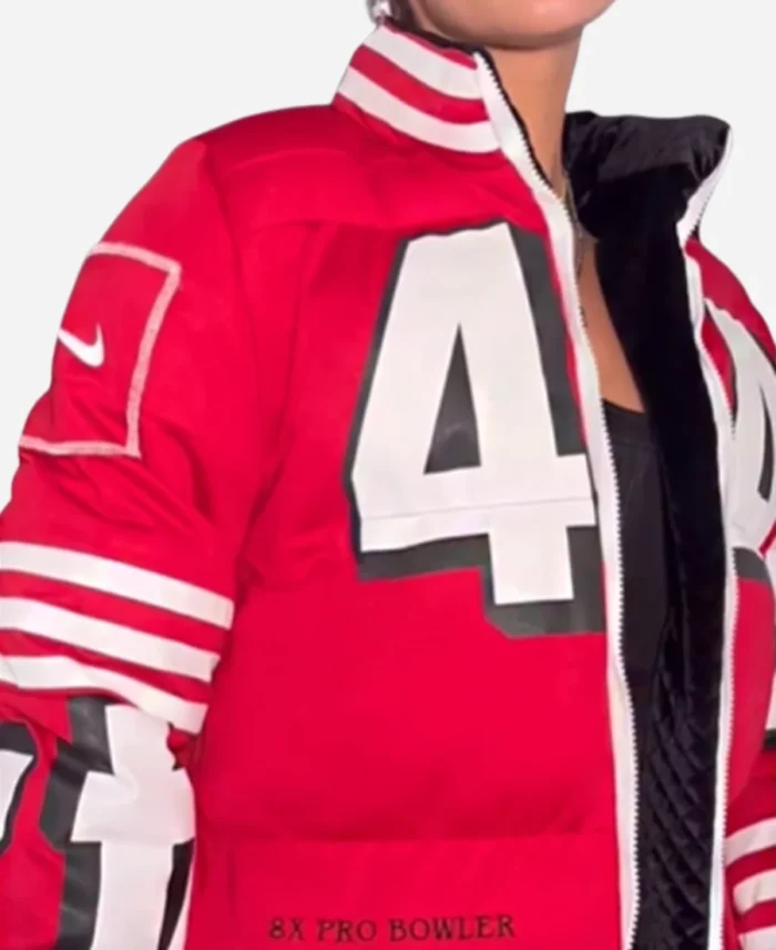 Kristin Juszczyk 49ers Puffer Jacket