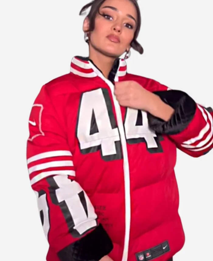 Kristin Juszczyk 49ers Puffer Jacket