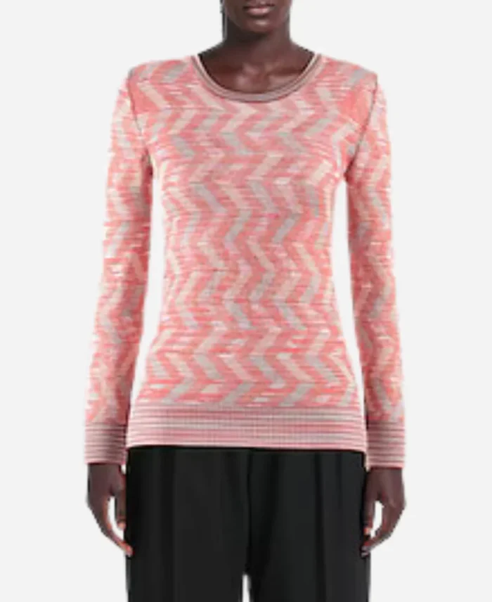 Missing You Rosalind Eleazar Pink Sweater Front