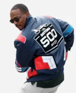 Anthony Mackie NASCAR Cup Series Daytona 500 Leather Jacket For Sale