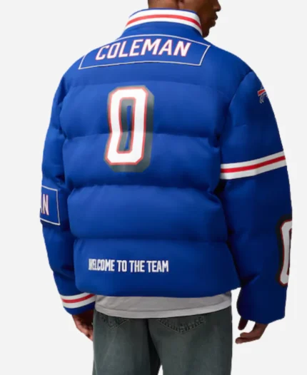 Keon Coleman Bills Puffer Jacket