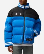 NFL Detroit Lions Off Season Blue Puffer Jacket