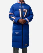 Josh Allen Bills Puffer Long Coat