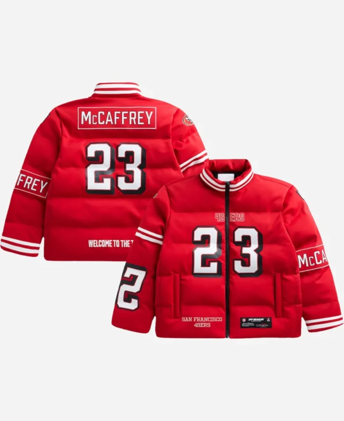 Christian McCaffrey 49ers Puffer Jacket