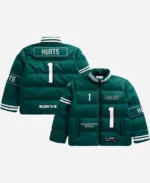 Philadelphia Eagles Jalen Hurts Off Season Puffer Jacket