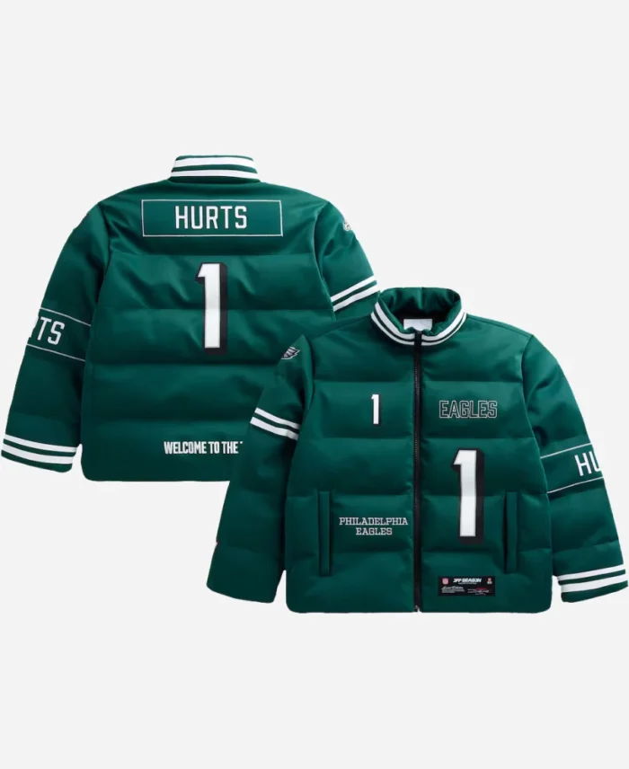 Philadelphia Eagles Jalen Hurts Off Season Puffer Jacket