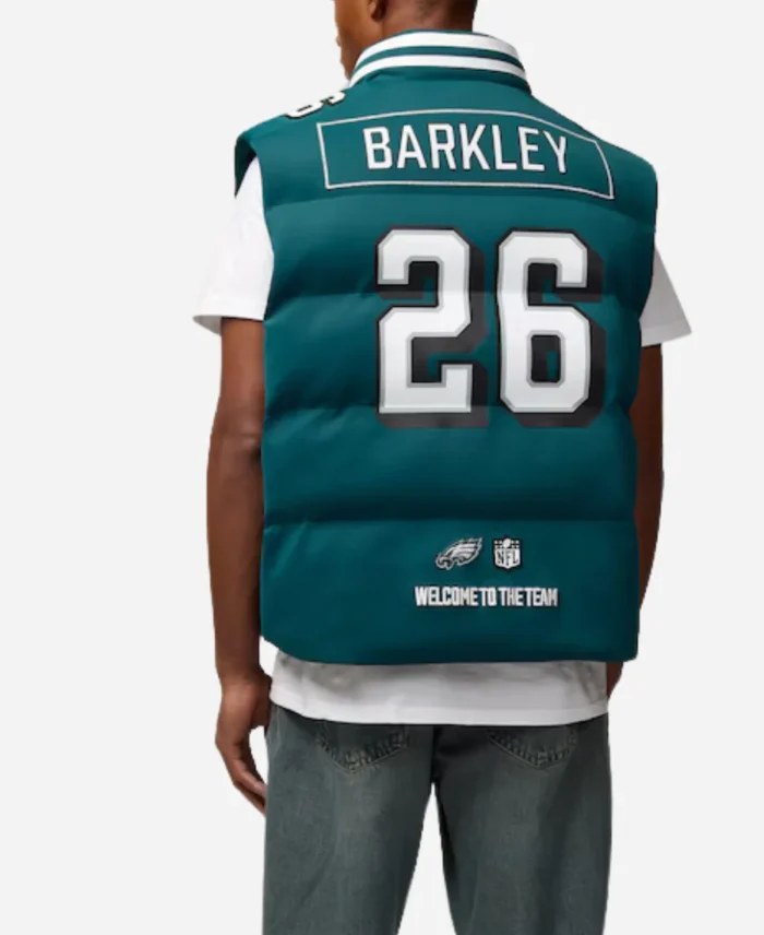 Saquon Barkley Eagles Off Season Puffer Vest