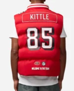 George Kittle 49ers Off Season Puffer Vest