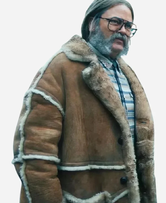 Nick Offerman The Umbrella Academy Shearling Coat