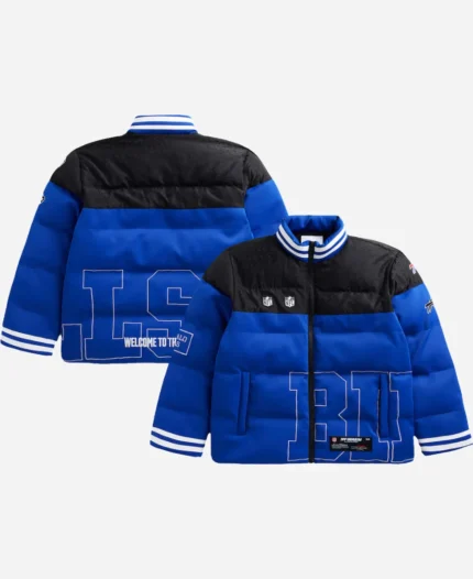 Off Season Bills Blue Puffer Jacke