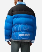 NFL Detroit Lions Off Season Blue Puffer Jacket