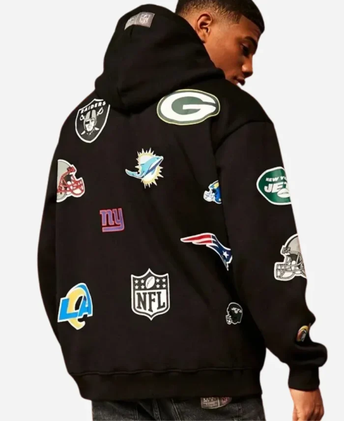 Oversized-Black-NFL-Allover-Multi-Team-Logo-Oversized-Black-Pullover-Hoodie