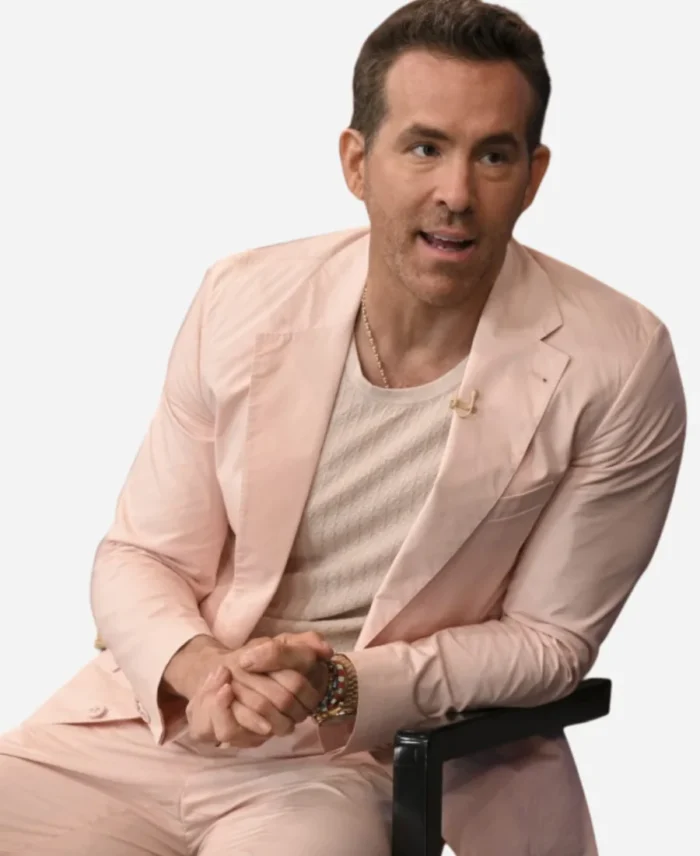 Ryan-Reynolds-Live-with-Kelly-and-Mark-Pink-Blazer