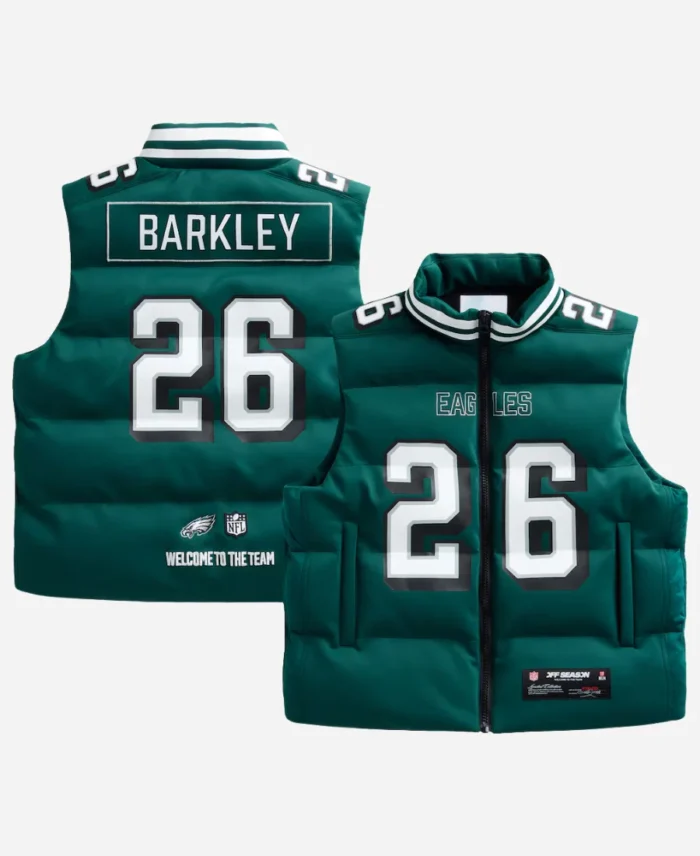 Saquon Barkley Eagles Off Season Puffer Vest