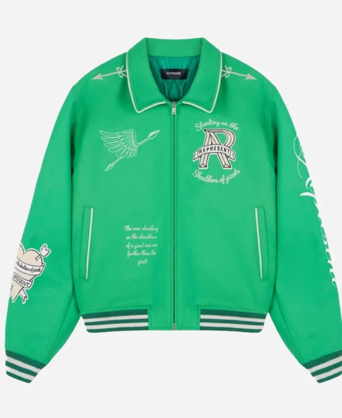 Supacell-Premiere-Night-Rapman-Green-Varsity-Jacket