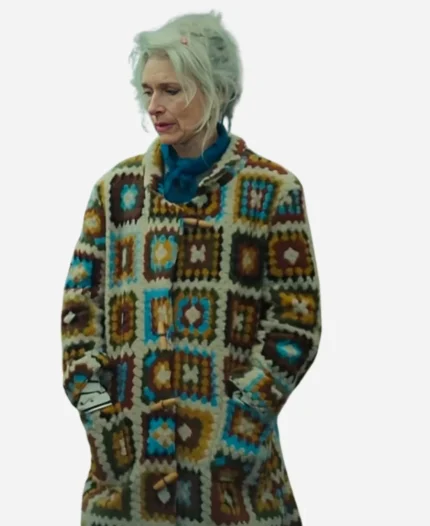 Amelia-Bullmore-Tv-Series-The-Jetty-2024-Sylvia-Plaid-Coat-1