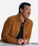American Idol S22 Lionel Richie Brown Suede Jacket