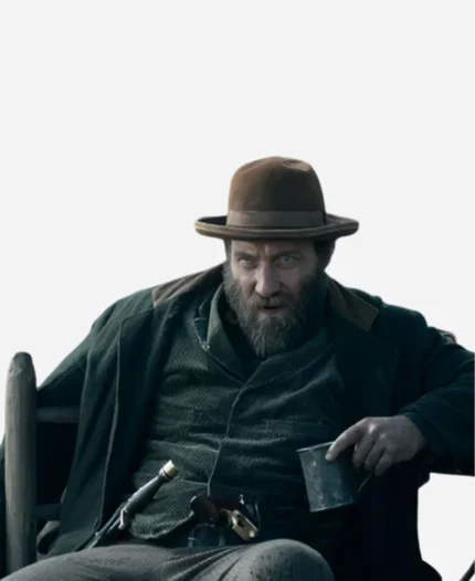 American Primeval 2025 Jai Courtney Coat