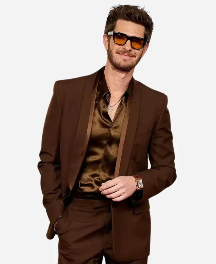 Andrew-Garfield-Oscars-Brown-Blazer