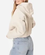 Balloon Bubble Design Cotton Pullover Hoodie For Women