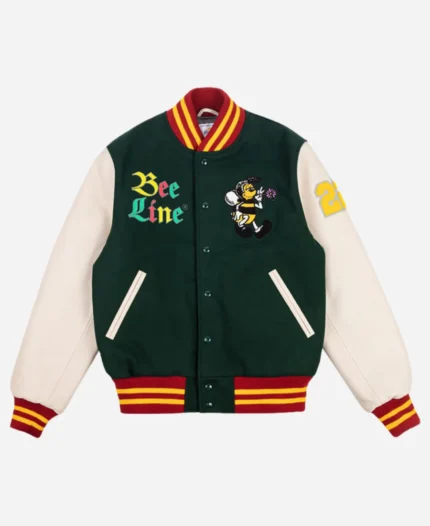 Bee-Line-Green-Varsity-Jacket